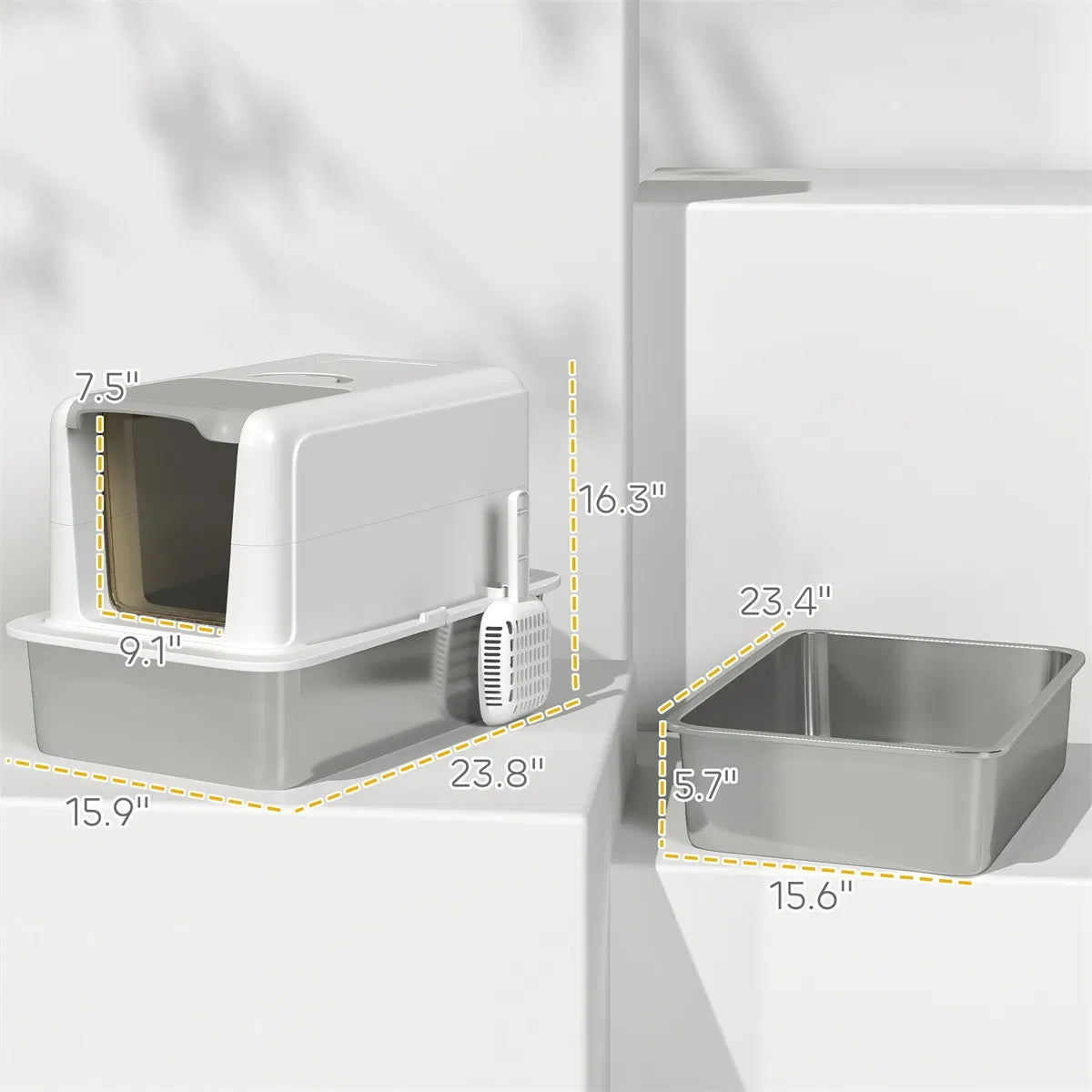 Cat Litter Box, Cat Litter Box Enclosure - view 7