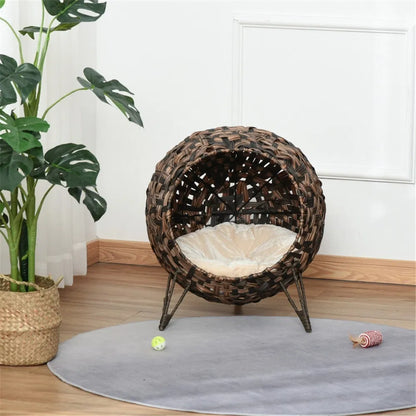 Cat Bed/Cat House -Brown - view 3