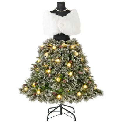 5 FT Pre-lit Mannequin Artificial Christmas Tree - view 6