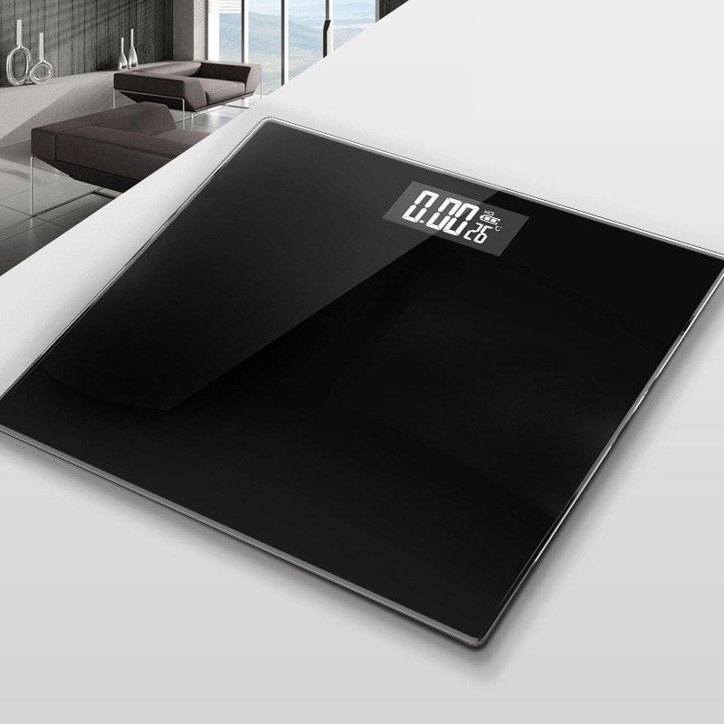 Mrosaa Bathroom Floor Body Scale Glass Smart Electronic Scales USB Charging LCD Display Body Weighing Digital Weight - view 2