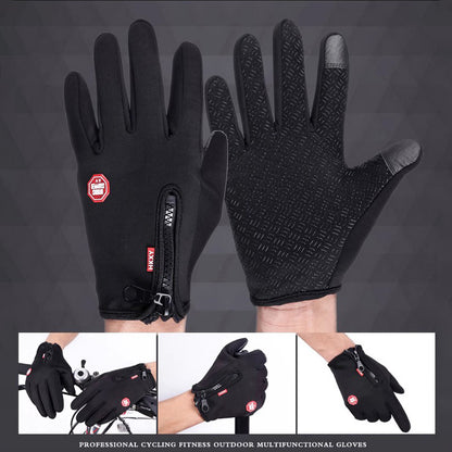Unisex Touchscreen-compatible Thermal Outdoor Cycling Gloves - view 4