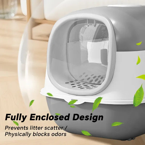 Cat Litter Box With Lid - view 5