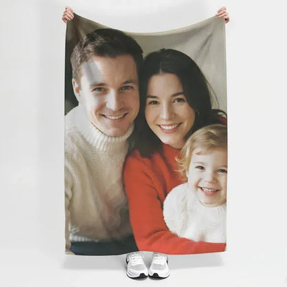 Custom Blankets Flannel With Photo Upload For Mother's Day - Must Upload The Image - view 9