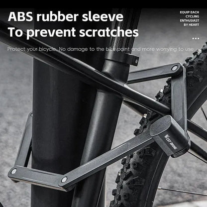 Bicycle Folding Lock 2 Keys 87cm High Security Alloy Steel Lock For MTB Road Bike E-Bike Anti-Theft Foldable Lock - view 2