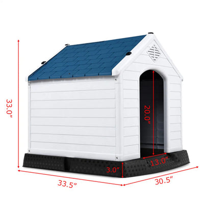 33.5" Dog House of Plastic.pet house - view 4