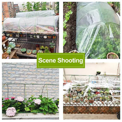 12PC 4ft*0.31inch Small Greenhouse Plastic Elbows, Garden Arch Support Accessories - view 2