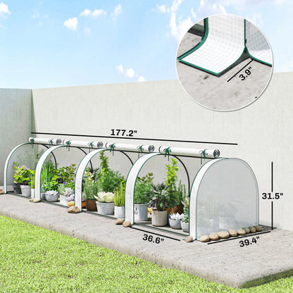 Garden Bed With Mini Greenhouse - view 5