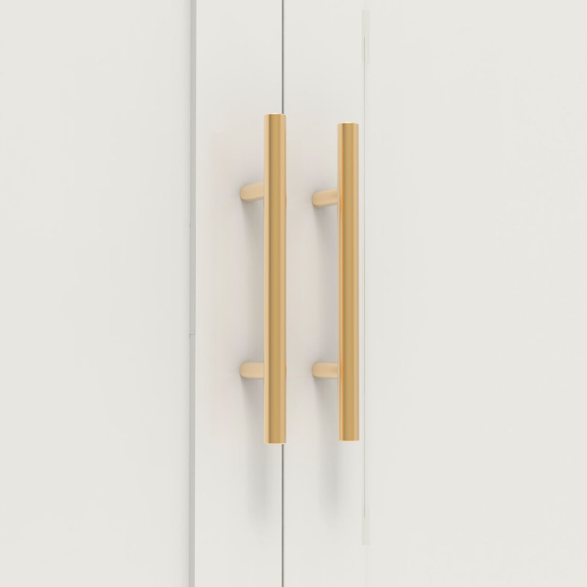 71'' 2 Shapely Doors Cabinet, Metal Storage Cabinet With Doors And Adjustable Shelves, For Bedroom, Living Room - view 2