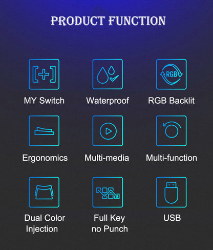 Wolftu G900 mechanical keyboard - view 5