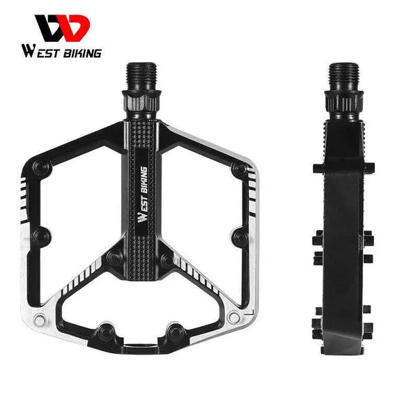 Bicycle Pedals DU Bearing Aluminum MTB Bicycle Pedals Black 9/16 Inch - view 3