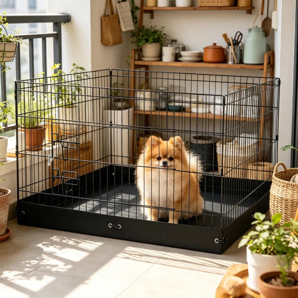 Dog House with Space-Saving for Outdoor - view 3