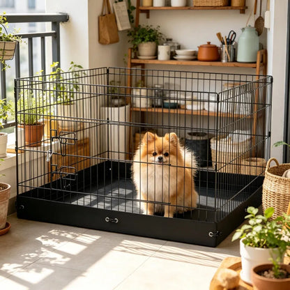 Dog House with Space-Saving for Outdoor - view 3