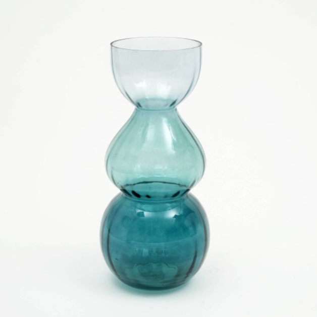 Decorative Opulent Bauble Glass Vase - Elegant Statement Piece - view 6