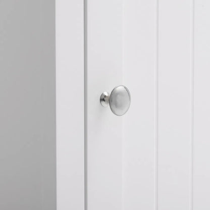 One Door & Three Layers Bathroom Cabinet White - view 5