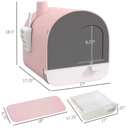 Fully Enclosed Cat Litter Box/Cat Litter Box - view 3