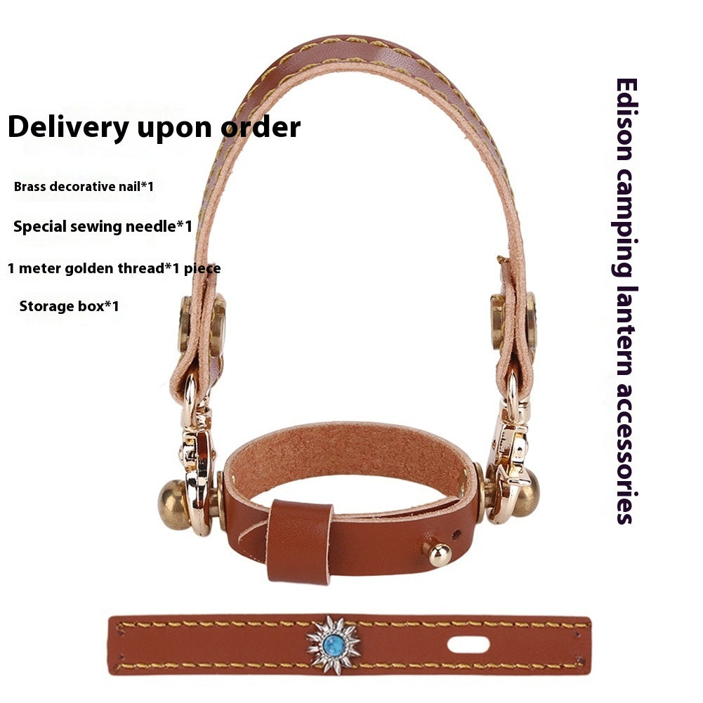 Camping Lantern Leather Hang Rope 3-piece Suit For Beibang Edison Camping Lantern - view 7