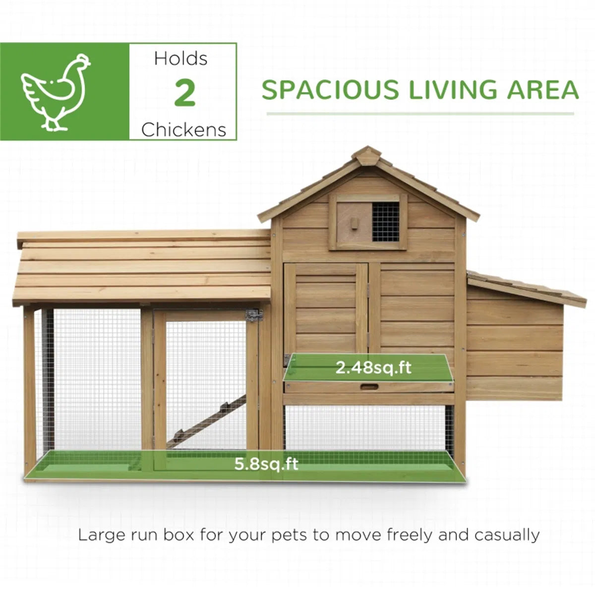 Wooden Chicken Coop - view 5
