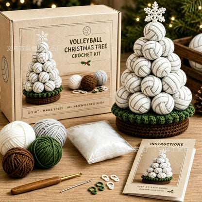 Sports Ball Christmas Tree Crochet Kit - view 4
