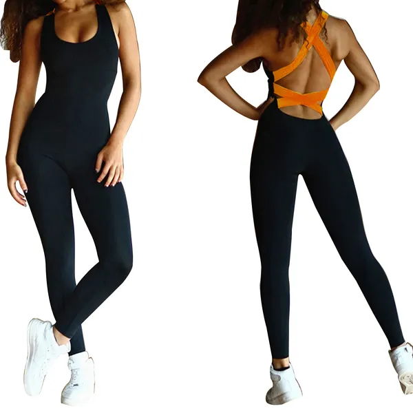 Women Sports YOGA Workout Gym Fitness Jumpsuit - view 3