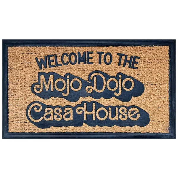 Funny Coir Doormat Hello There Welcome Front Porch Decor Doormat For The Entrance Way Outdoor With Heavy-Duty Non Slip