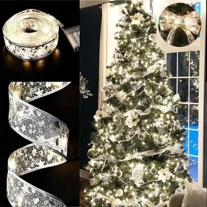 A Christmas Tree With 32 Feet Of Ribbon - view 3