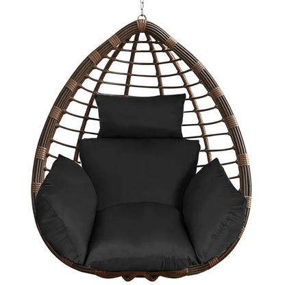 Egg Chair Cushion Hanging Basket Seat Cushion Thicken Soft Egg Swing Chair Pad Hanging Egg Chair Cushion With Headrest - view 5
