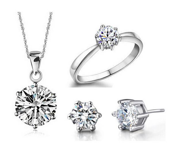Pendant Earrings Ring Set - view 3