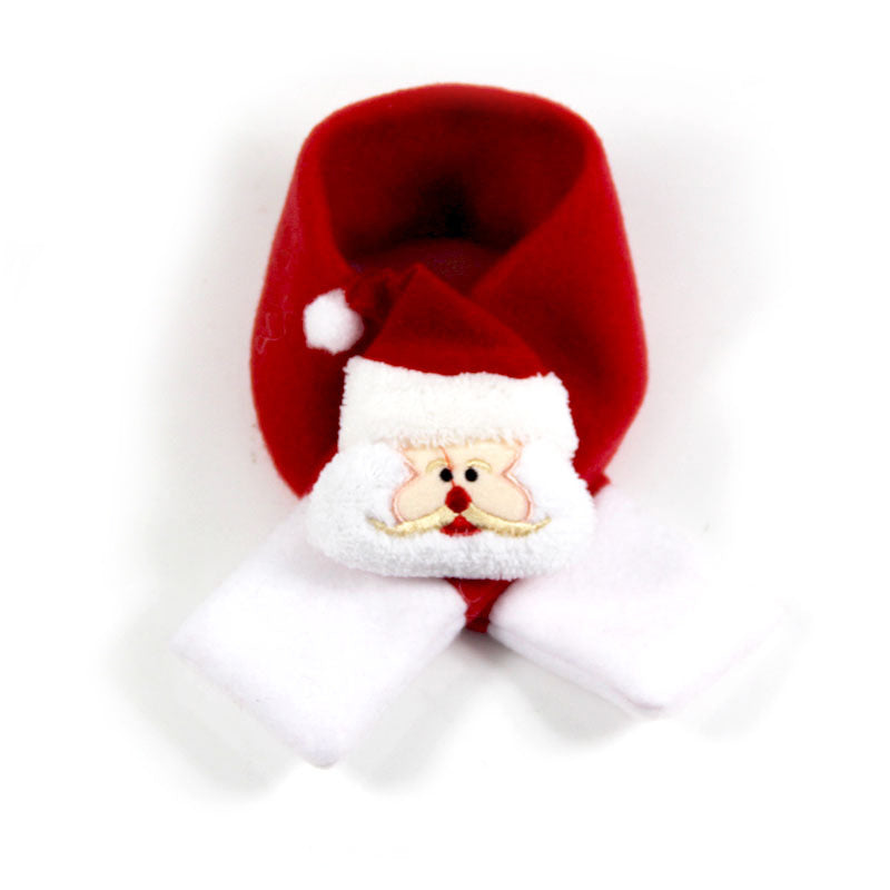 DIY Santa scarf bow tie hat - view 5