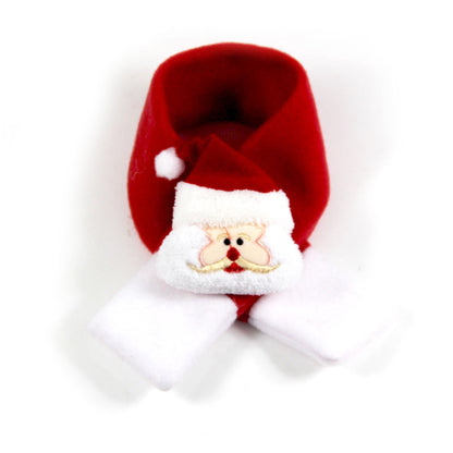 DIY Santa scarf bow tie hat - view 5