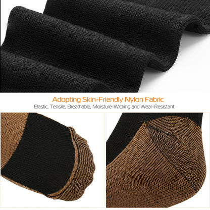Unisex Copper Compression Socks Women Man Durable Hose Graduated Support Socks For Running Nursing Shin Splints Edema - view 6