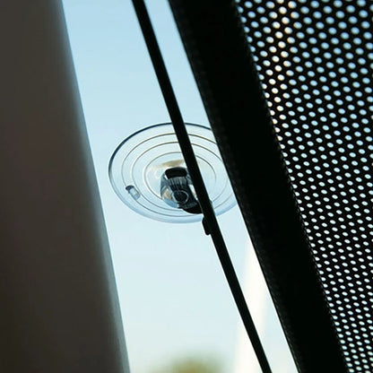 Window Shade with 3 Suction Cups Insulation Blackout Blind Shade Portable Temporary Cover - view 6