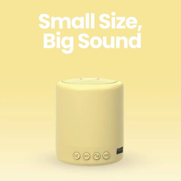 Mini Wireless Speaker - Yellow - view 3