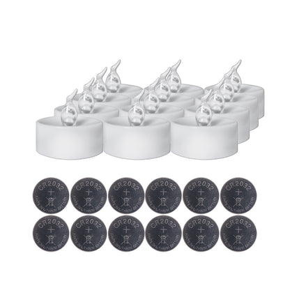 Electronic Candles Flickering LED Tea Light Battery Operate Bedside Night Lamp Flameless Party Lighting Decor - view 9