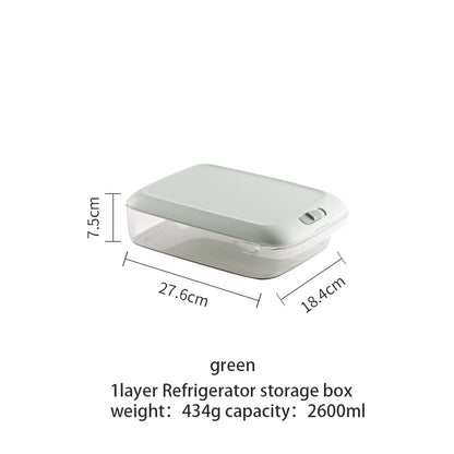 NEW PET Refrigerator Food Storage Containers With Lid Kitchen - view 5
