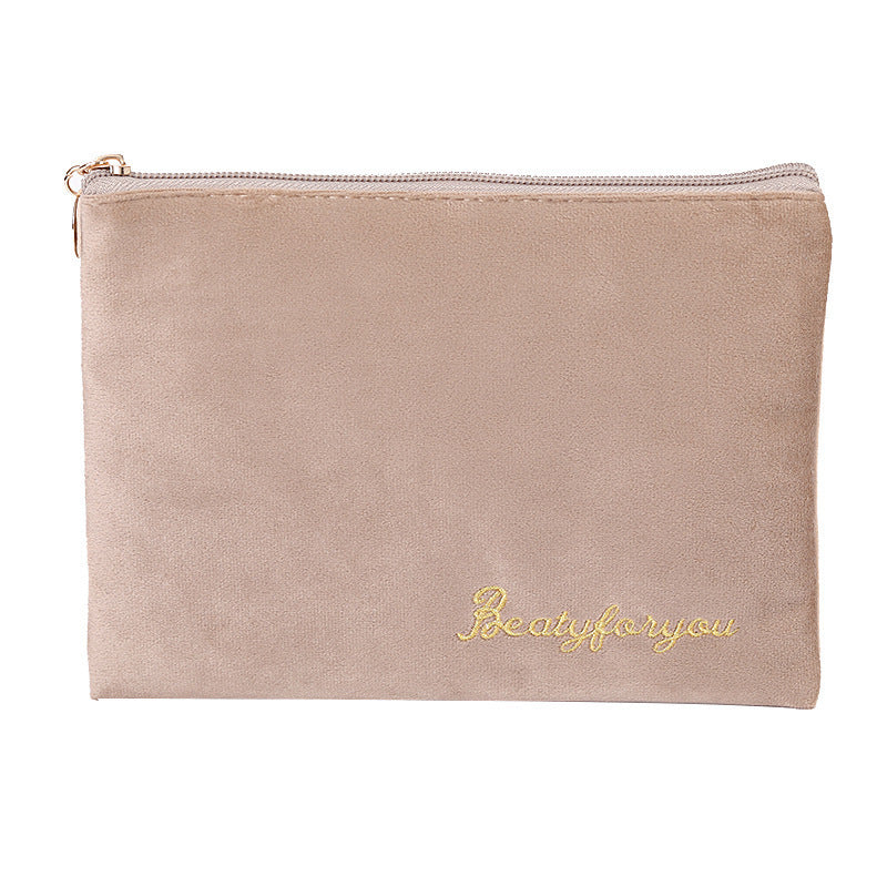 Velvet Cloth Cosmetic Bag Portable Cosmetic Storage Bag - view 2