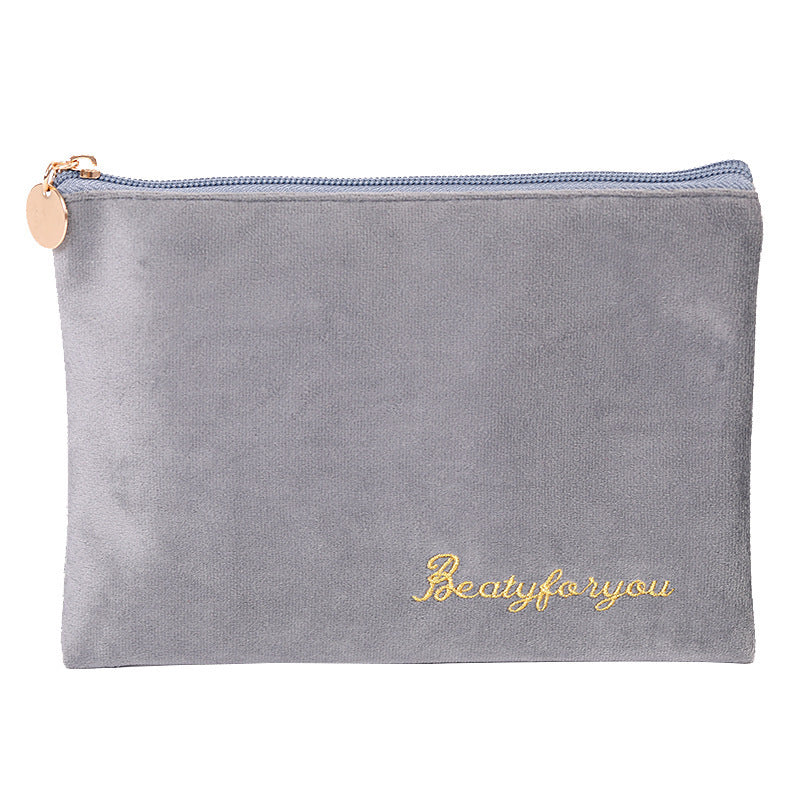 Velvet Cloth Cosmetic Bag Portable Cosmetic Storage Bag - view 6