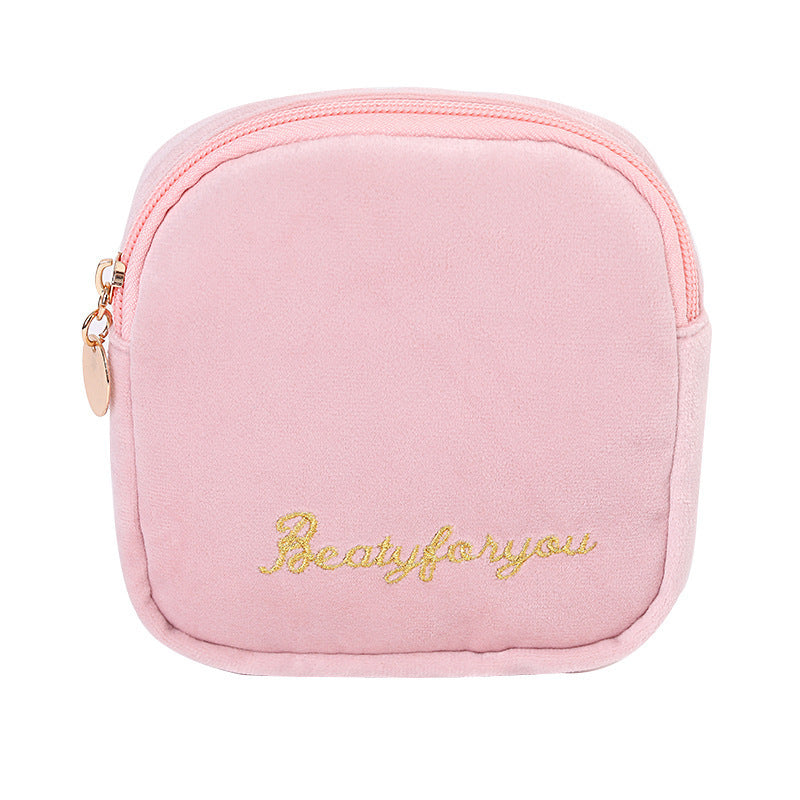 Velvet Cloth Cosmetic Bag Portable Cosmetic Storage Bag - view 7