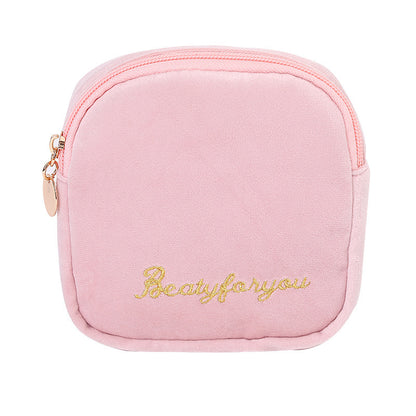 Velvet Cloth Cosmetic Bag Portable Cosmetic Storage Bag - view 7