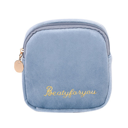 Velvet Cloth Cosmetic Bag Portable Cosmetic Storage Bag - view 8