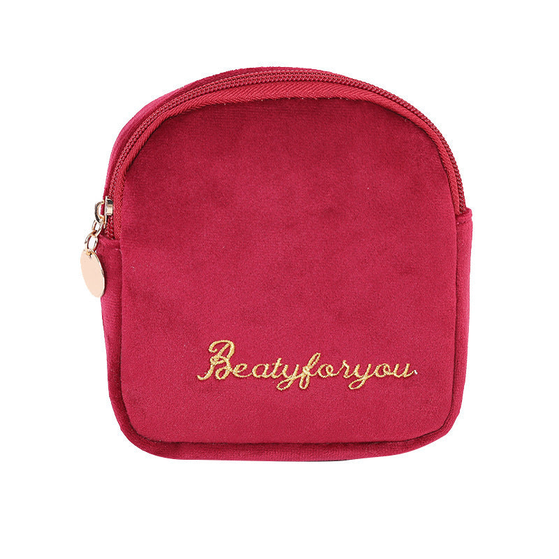 Velvet Cloth Cosmetic Bag Portable Cosmetic Storage Bag - view 9