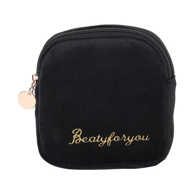 Velvet Cloth Cosmetic Bag Portable Cosmetic Storage Bag - view 10