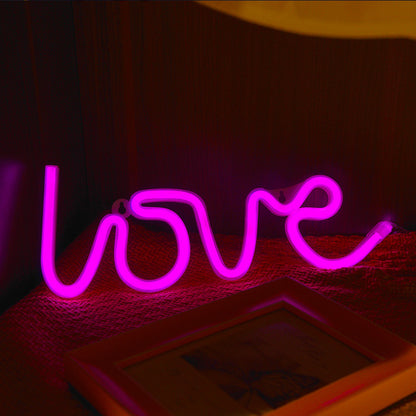 Led Neon Sign Light SMD2835 Indoor Night light Love Pink Blue Green Red Model Holiday Xmas Party Wedding Decorations - view 2