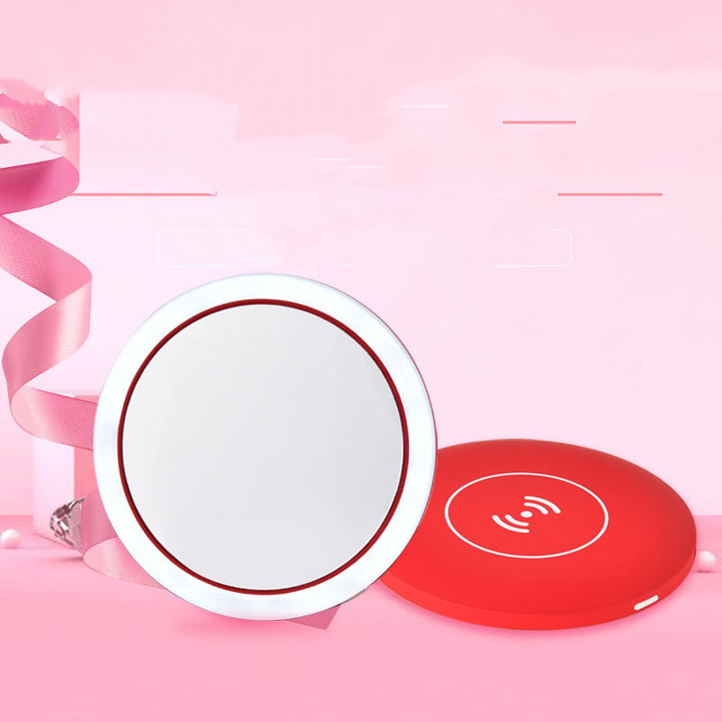 Wireless Charging LED Makeup Mirror Portable Smart Makeup Mirror - view 3