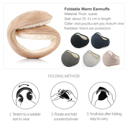 Suede Earmuffs Plush Earmuffs - view 6