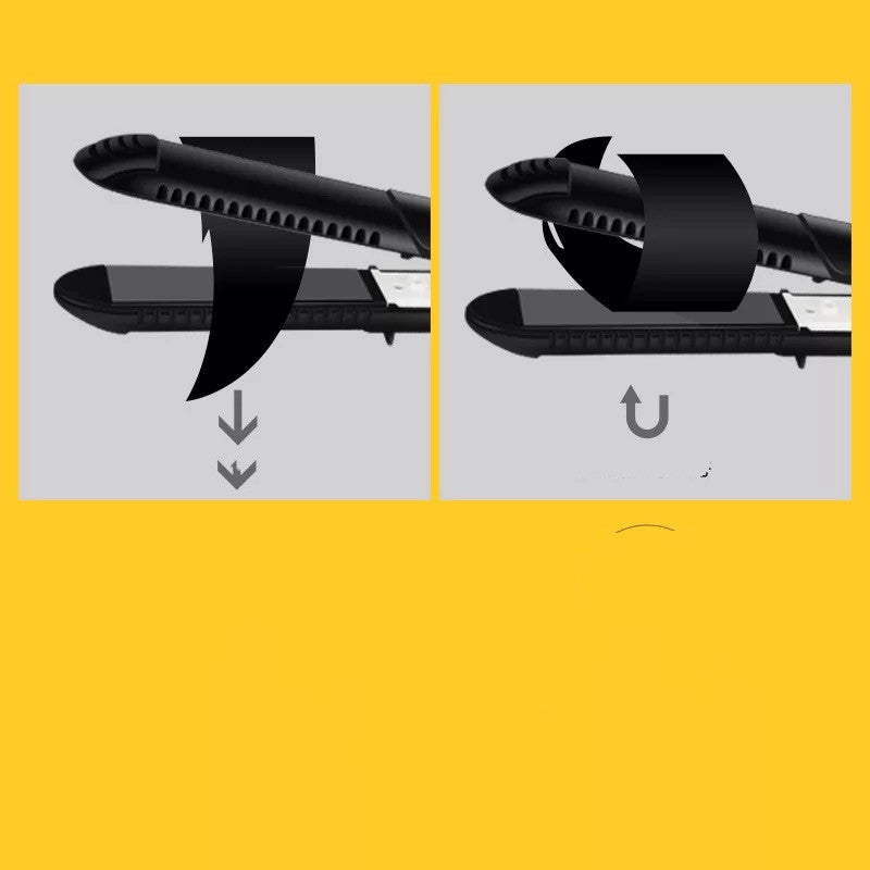 Straightening And Curling Dual-Purpose Hair Straightening Splint Mini Curling Iron Curling Iron Hair Straightener - view 3