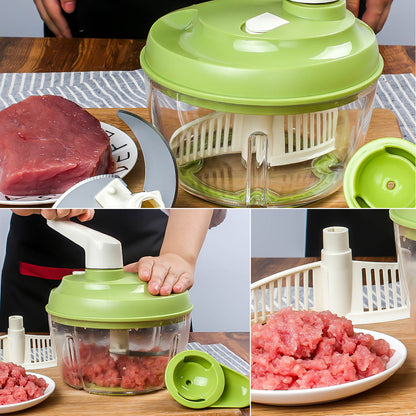 Household Manual Meat Grinder Dumpling Stuffing Kitchen Hand Mixer - view 5