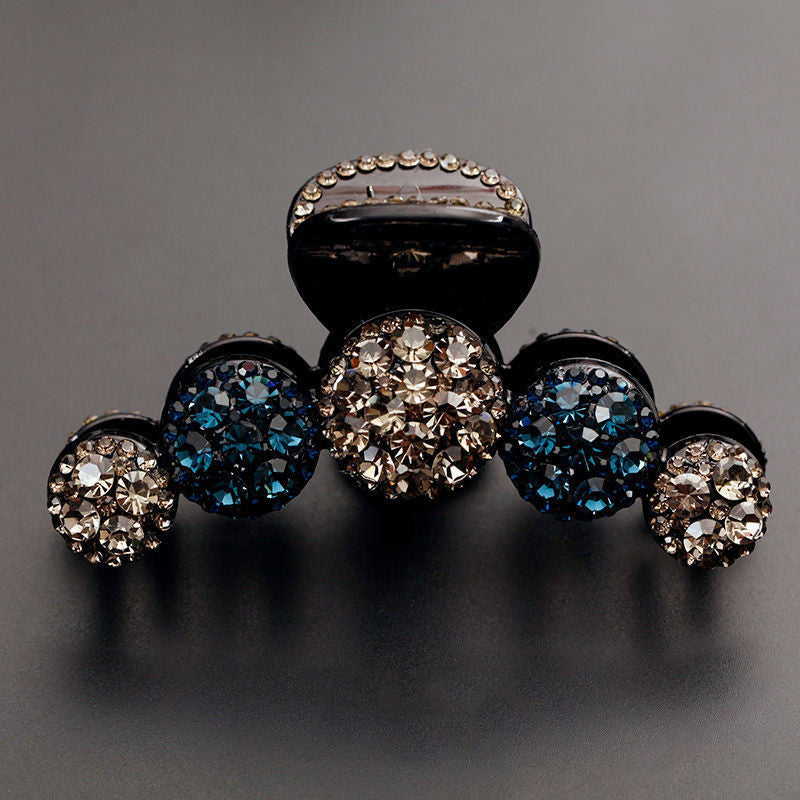 Large Luxury Rhinestone Grab Clip Hair Claw Clip Hair Accessories - view 2