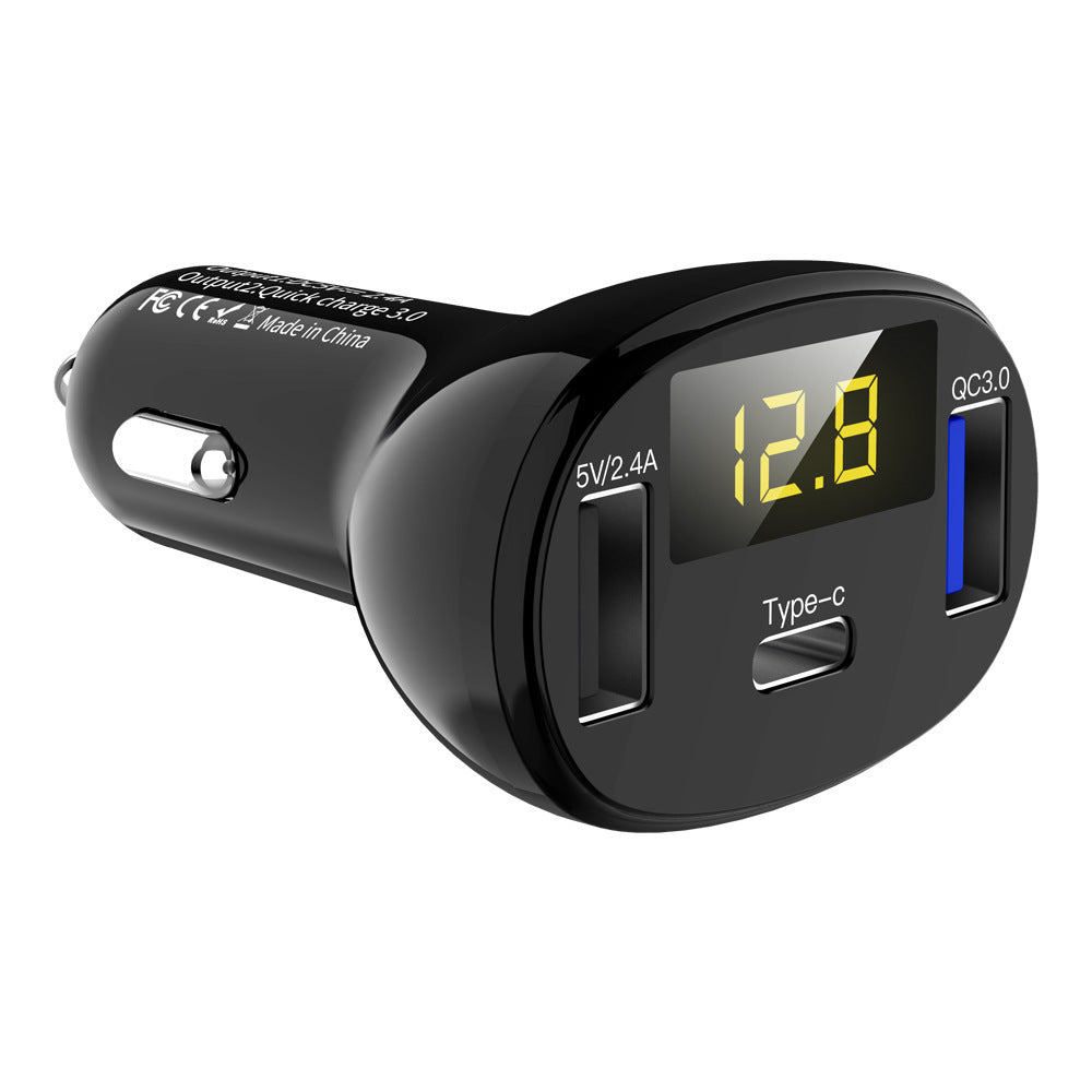 C02 Car Charger Digital Display Car Charger - view 3