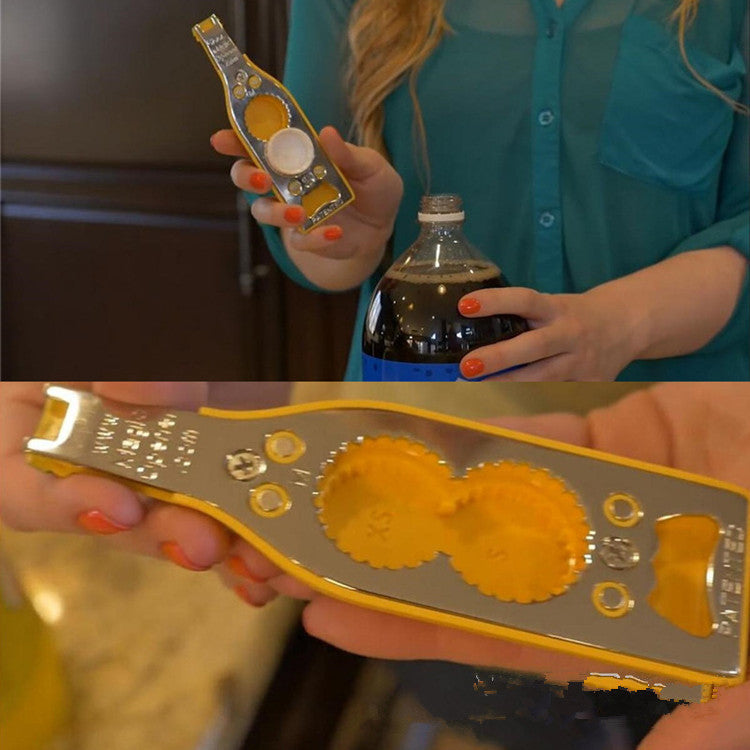 Multi Function Can Opener Can Opener Beer Bottle Opener Magic Can Opener - view 3