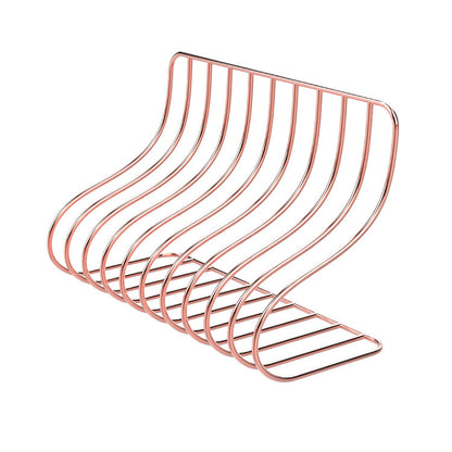 10 Grid File Storage Shelf Book Stand Bookend Nordic Wrought Iron Organizer Holder for Home Office - view 4